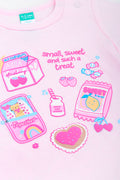 Pink Strawberry Sweet Print Romper (1)