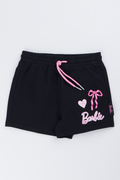 Black Barbie Fleece Shorts