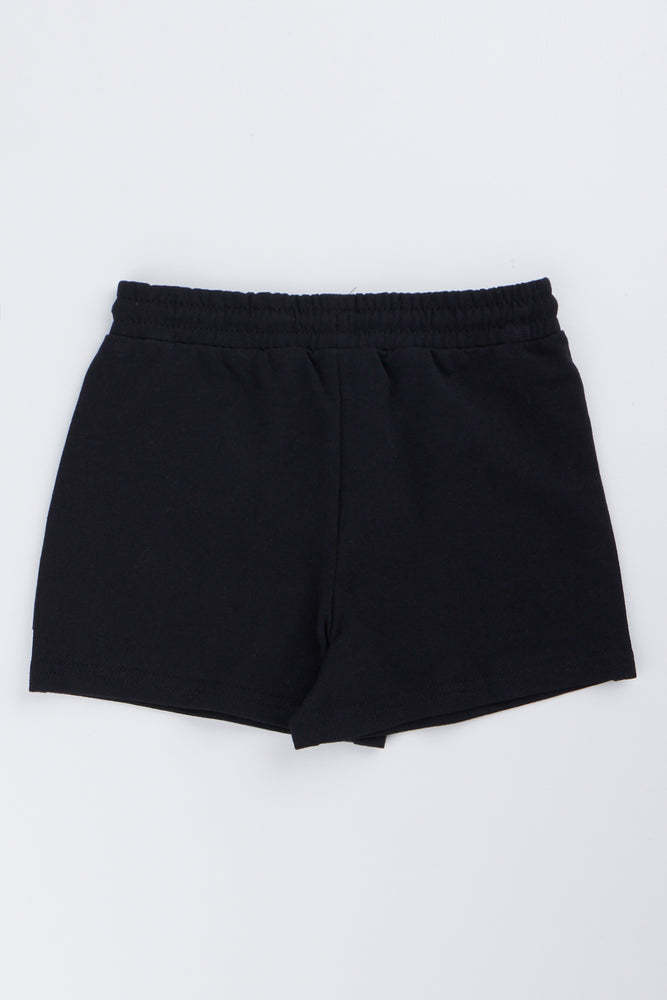 Black Barbie Fleece Shorts (2)