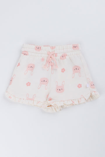 Stone Bunny Print Shorts