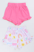 Coastal Print Knit Shorts (2)