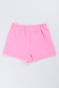 Neon Pink Knit Shorts (2)