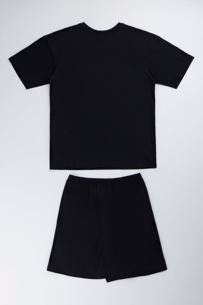 Spider-Man Graphic Black Pyjama Set (2)