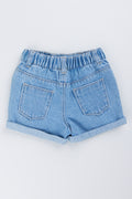 Cherry Embroidered Denim Shorts (2)