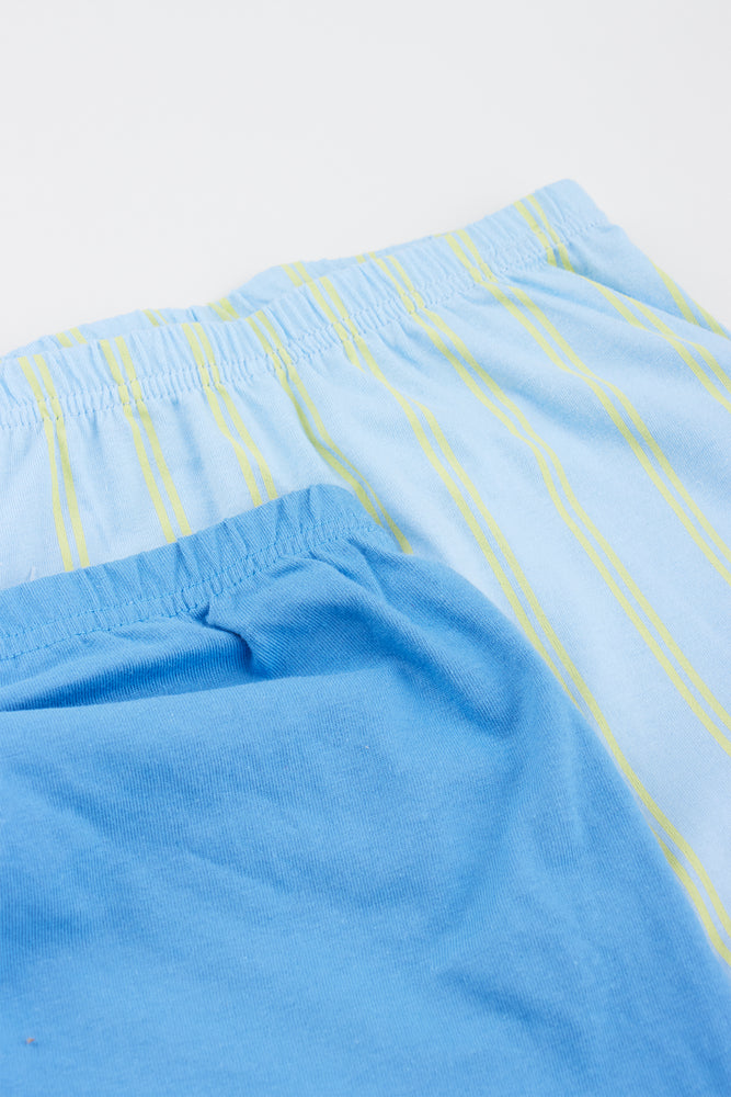 Blue & White Shorty Set 2 Pack (1)