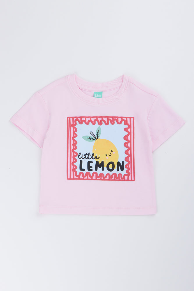 Little Lemon Graphic Boxy T-Shirt