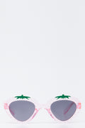 Pink Strawberry Shaped Sunglasses