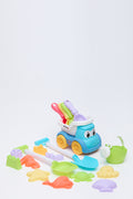 18 Piece Multicoloured Beach Toy Set