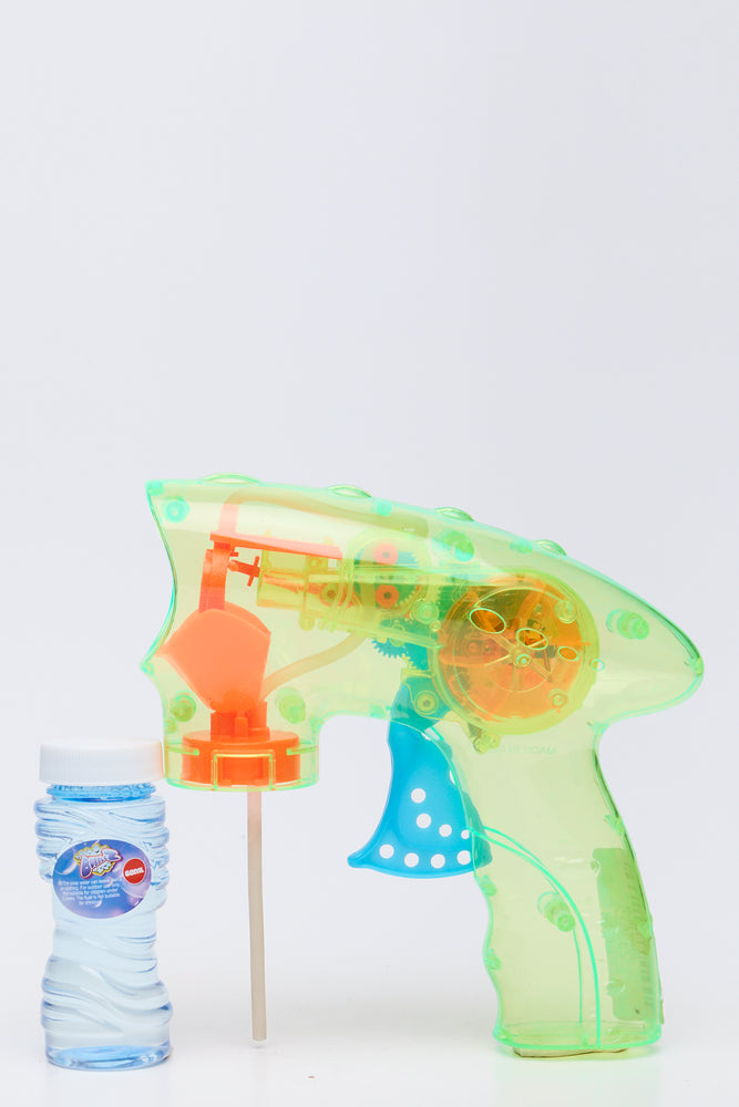 Transparent Green Bubble Toy Gun