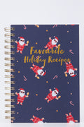 Santa Holiday Recipe Notebook