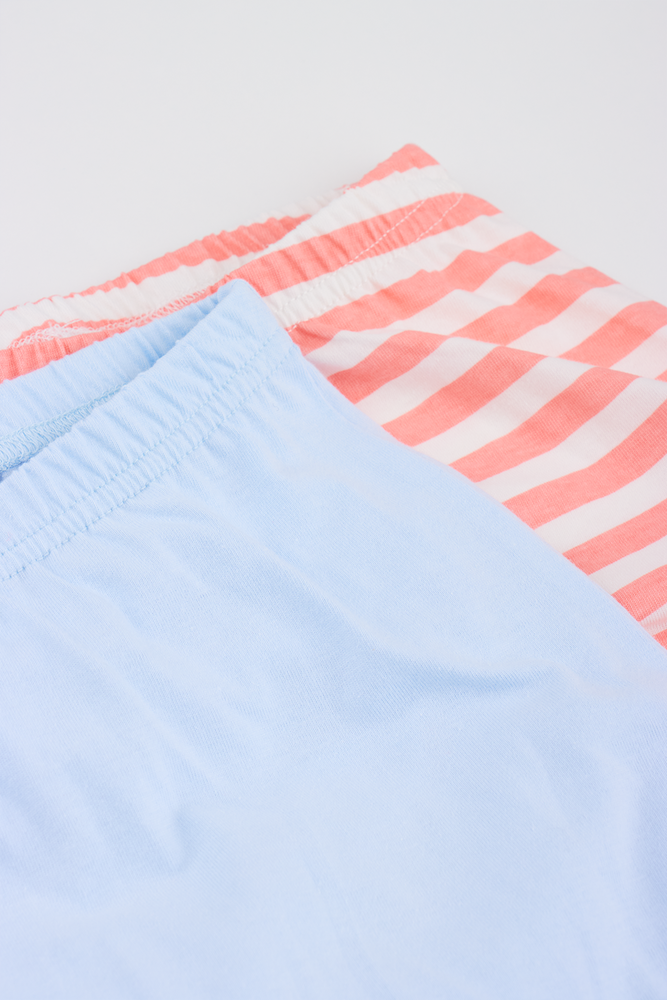 2 Pack Fruit Print Shorty Set (1)