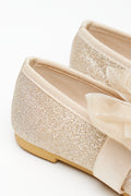 Gold Glitter Bow Pumps (3)