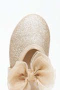 Gold Glitter Bow Pumps (4)