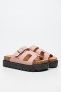 Dusty Pink Chunky Health Sandals