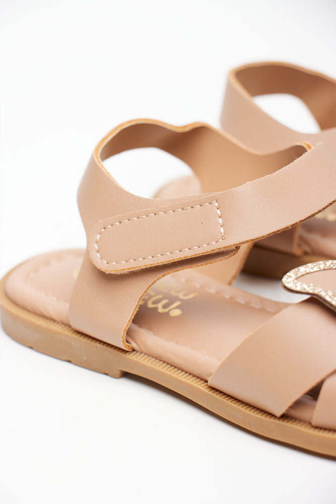 Natural Butterfly Detail Sandals (3)