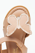 Natural Butterfly Detail Sandals (4)