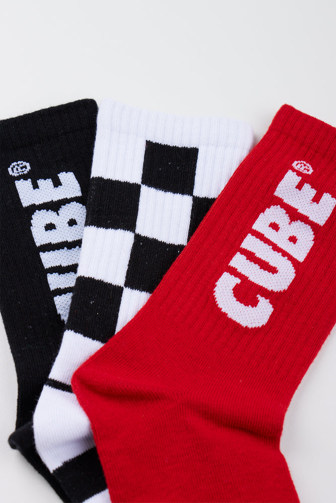 3 Pack Printed Anklet Socks (1)