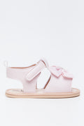 Pink Bow Infants Sandals (1)