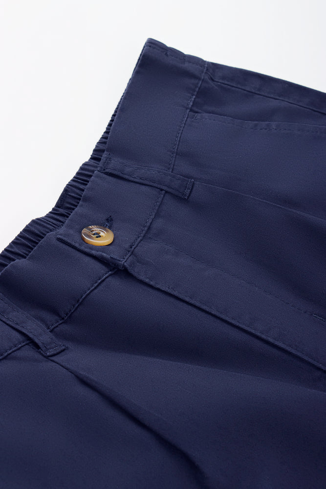 Navy Casual Chino Shorts (1)