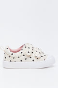 Heart Print Double Strap Sneakers (1)
