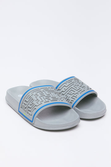 Grey Maze Pattern Slide