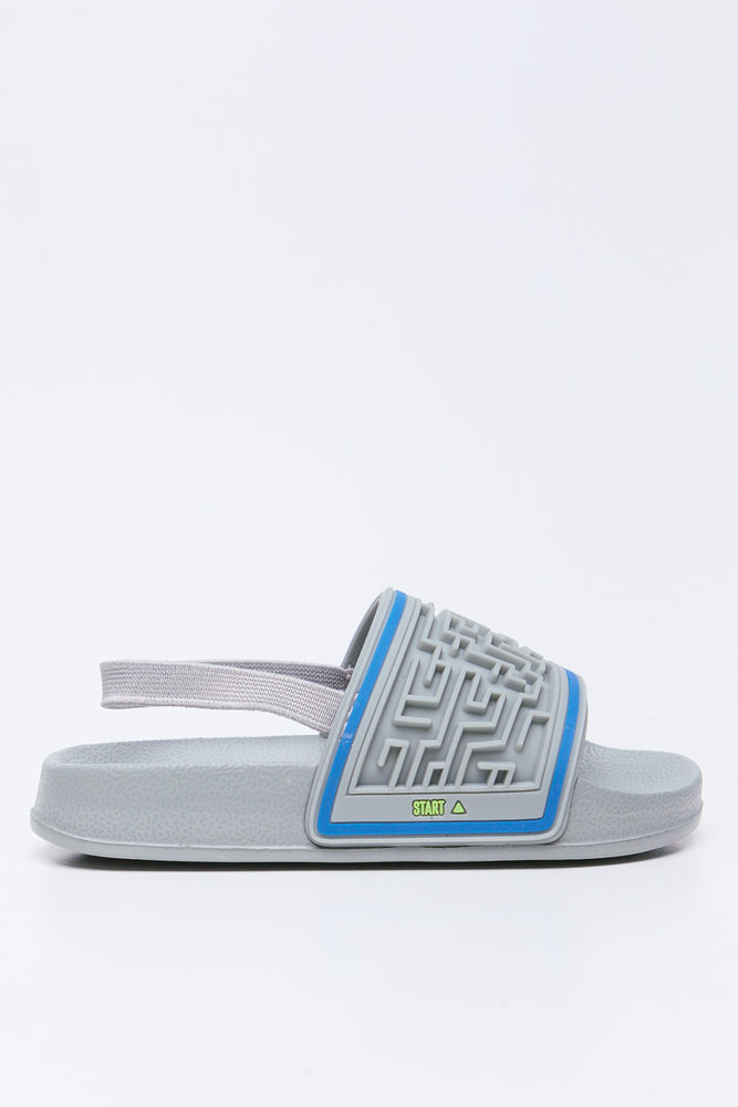 Grey Maze Pattern Slide (6)