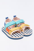 Multi Colour Striped Sandals