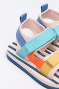 Multi Colour Striped Sandals (3)