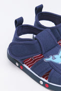 Shark Print Open Toe Sandals (3)