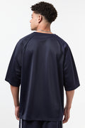 Navy Sports Graphic T-Shirt (2)