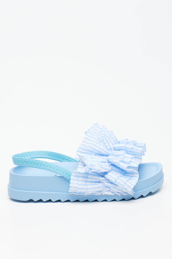 Blue Ruffle Pool Slides (1)