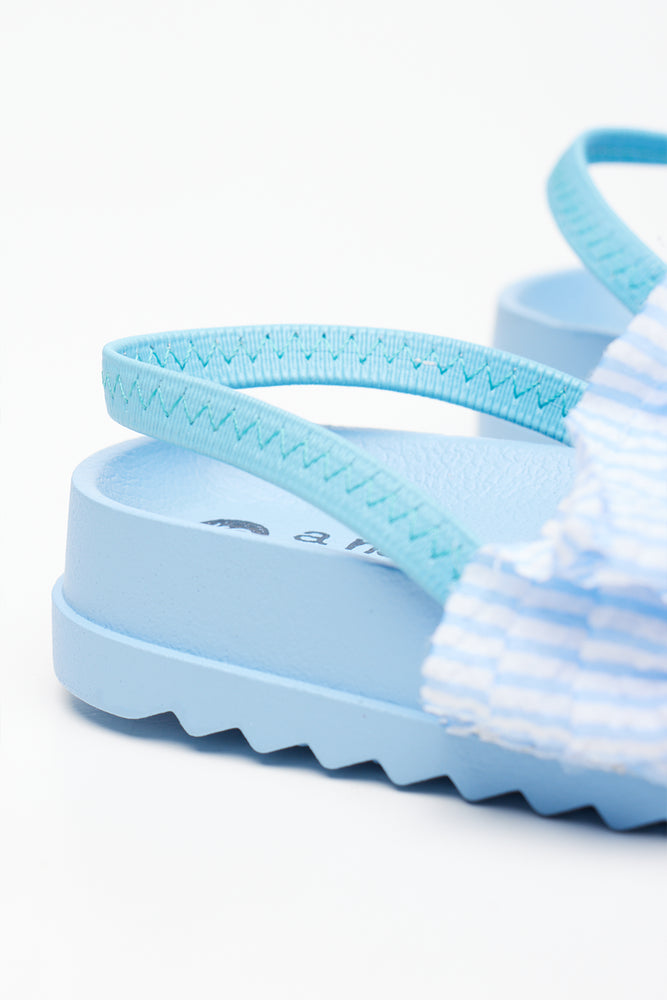 Blue Ruffle Pool Slides (3)