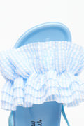 Blue Ruffle Pool Slides (4)