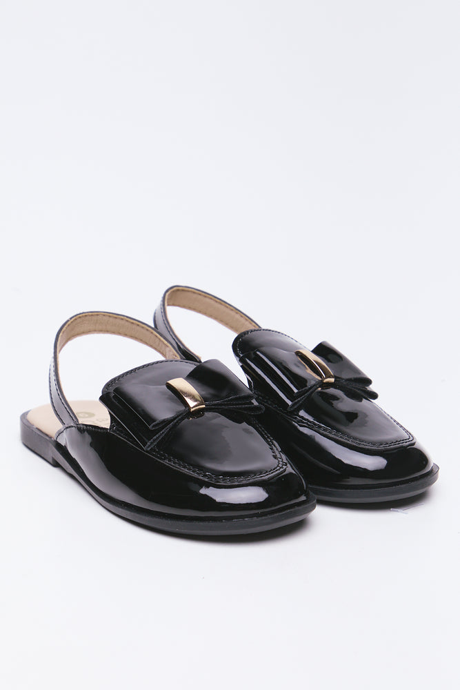 Black Slingback Loafers