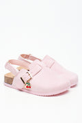 Pink Suede Mule