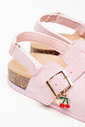 Pink Suede Mule (3)
