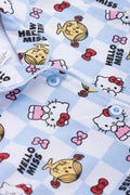 Blue Hello Miss Blue Check Pajamas (1)