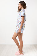 Hello Miss Print Shorty Pajamas (1)