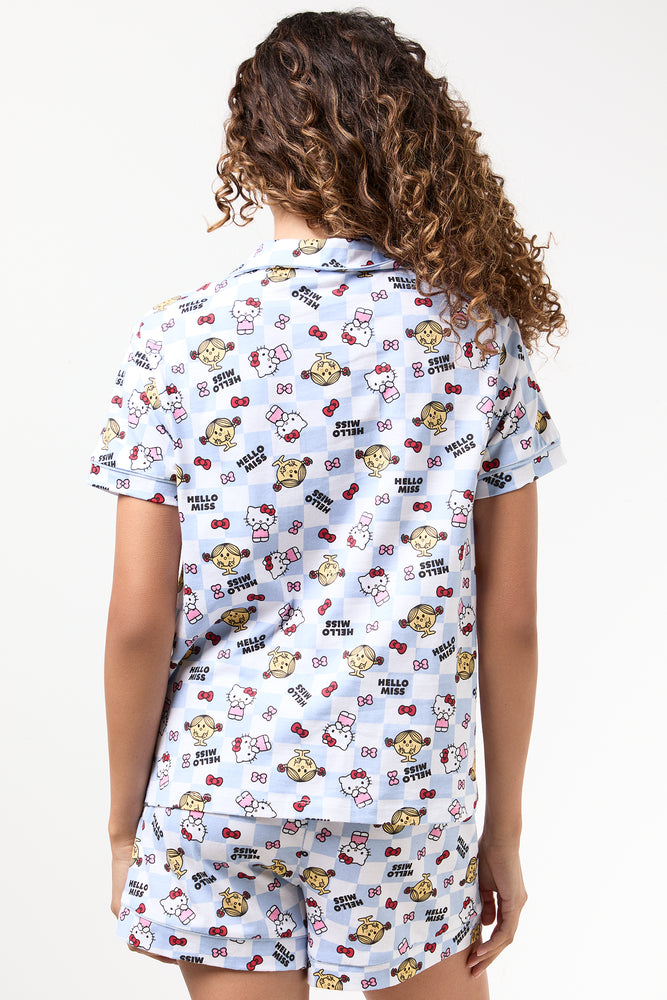 Hello Miss Print Shorty Pajamas (2)