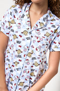 Hello Miss Print Shorty Pajamas (3)