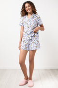 Hello Miss Print Shorty Pajamas (4)
