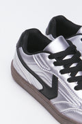 Silver Metallic Court Sneakers (3)