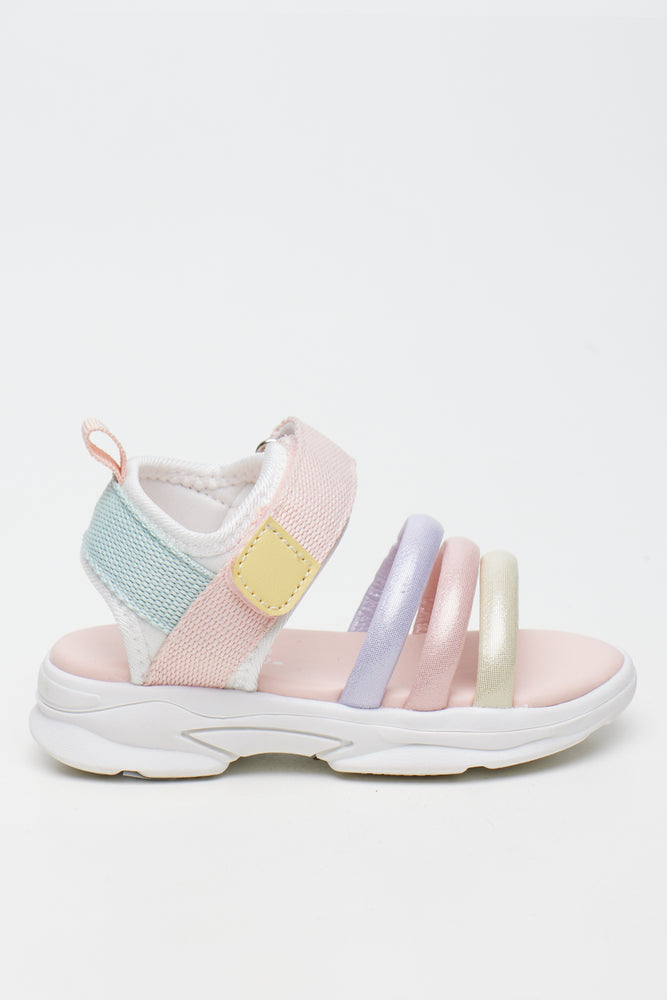 Shimmer Multi Colour Sandals (1)