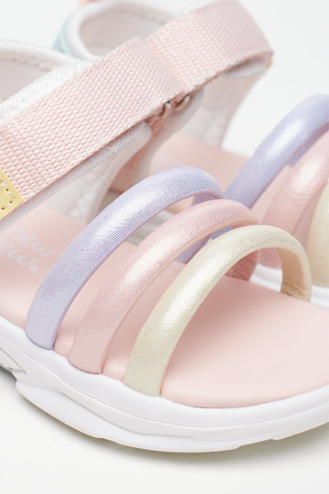 Shimmer Multi Colour Sandals (2)