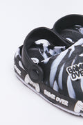 Black & White Foxing Light Up Clogs (3)