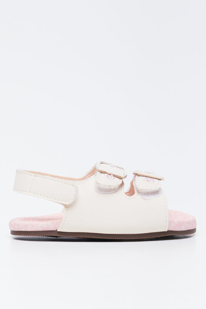 Floral Double Strap Sandals (1)
