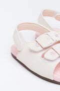 Floral Double Strap Sandals (3)