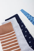5 Pack Patterned Crew Socks (1)