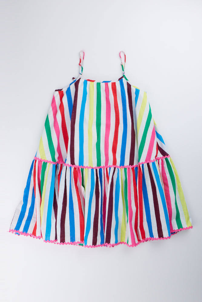 Multi Colour Striped Dress (2)