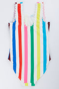 Multi Colour Striped Swimsuit (2)